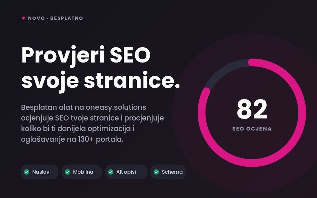 Provjeri seo svoj web stranice